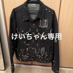 a2o】ツギハギチェックデニムジャケット - メルカリ