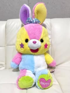 カラフルポッピーズ バニー bigぬいぐるみのサムネイル