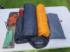 未使用 モンベル ステラリッジテント3 +レインフライ+社外グランドシート 他