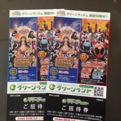 しほ氏@様専用 グリーンランド ペア入場券のサムネイル