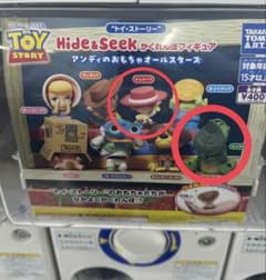 トイ・ストーリー かくれんぼフィギュア ガチャ ジェシー ？レックス？2体セットのサムネイル