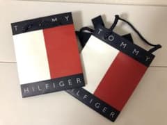 TOMMY HILFIGER トミーヒルフィガー　ショップ袋　2枚セットのサムネイル