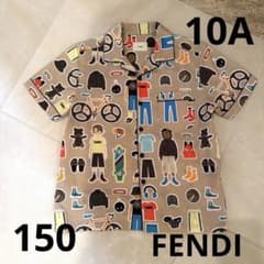 FENDI フェンディ キッズ シャツ 10A 150 - メルカリ