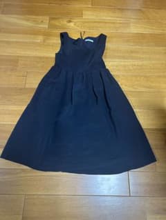 FoxeyNewyorkエンパイアワンピース　紺色　38サイズのサムネイル