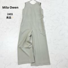 Excellent condition Mila Owen 24SS Center-Pressed Crew Neck All-in-One Wide