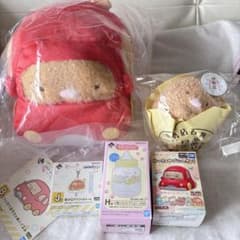 【匿名配送 圧縮なし】すみっコぐらし 一番くじ ぬいぐるみ・グッズ7点セットのサムネイル