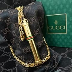 極美品 GUCCI OLD オールド グッチ GG 香水 ケース ネックレスのサムネイル