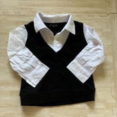 美品　式服　長袖　男の子　シャツ　95のサムネイル