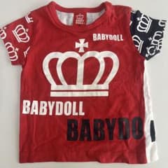 BABYDOLL 赤 Tシャツ 80のサムネイル
