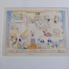 山本容子「Hotel」手彩色銅版画 1989年 山本容子「Hotel」手彩色銅版画 1989年 - メルカリ