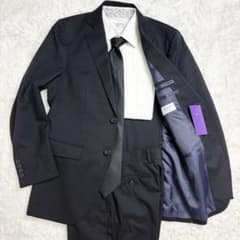 ORIHICA スーツ セットアップ 92Y5 ブラック ストレッチ パンツ2本 ORIHICA スーツ セットアップ 92Y5 ブラック ストレッチ パンツ2本