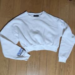 Abeundmor クロップド丈 スウェット ホワイトのサムネイル