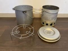 炭の火起し・消火し器セットのサムネイル