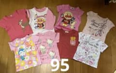 まとめ ハローキティ・アンパンマン などTシャツ8枚セットのサムネイル