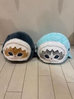 モフサンド サメにゃん 全2種 プレミアムドームクッション ぬいぐるみ