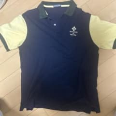 Lands' End ポロシャツ ネイビー/イエローのサムネイル