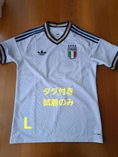 タグ付き試着のみ　イタリア代表アウェイレプリカユニフォーム Lサイズ タグ付き試着のみ イタリア代表アウェイレプリカユニフォーム Lサイズ