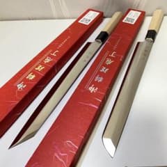 新品・未使用 柳刃包丁 刺身包丁 和包丁 反り刃 2本セット - メルカリ