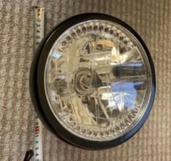 動作不明新品☆ジャンク☆バイク用 ウインカー付き H4 ヘッドライトのサムネイル