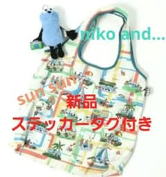 ニコアンド【パペットスンスン】コラボ ぬいぐるみ エコバッグのサムネイル
