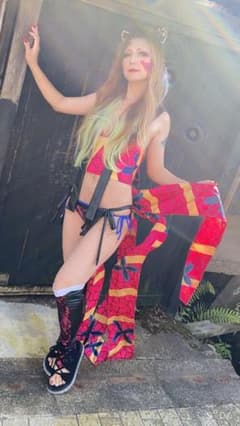 ※１２月限定価格！鬼滅の刃　堕姫コスプレ　XL クリスマスハロウィンのサムネイル