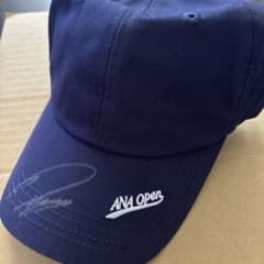 【きゃら様専用】ANA Open 谷原秀人選手サイン入りキャップ ネイビーのサムネイル