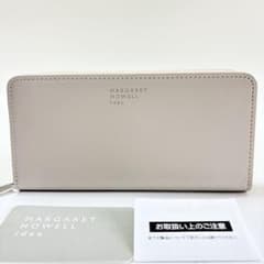 新品 マーガレットハウエル アイデア ラウンド長財布 グレー MHLW3GT2 