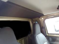 Rear shelf for Hijet Jumbo S500P S510P (Black)