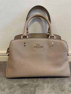 コーチ2wayバック　coach ピンクベージュのサムネイル