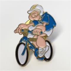 ピンバッジ ポパイ ロードバイクのサムネイル