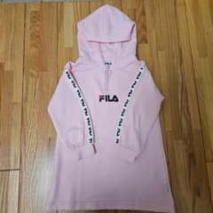 FILA キッズ パーカー ピンク 100cmのサムネイル