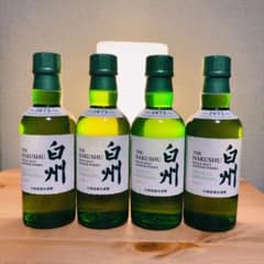 サントリー白州ウイスキー 180ml 4本セット - メルカリ