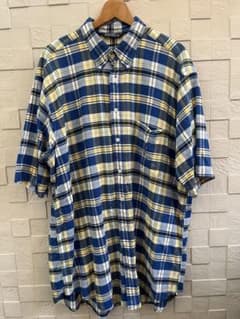 NAUTICA チェックシャツ 半袖 柄シャツ シャツ 古着 オーバーサイズのサムネイル
