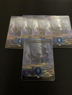 MTG unfinity 島 ギャラクシーFoil1枚 拡張Foil4枚セットのサムネイル
