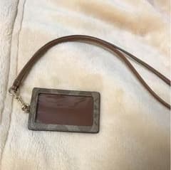COACH コーチ IDカードケース ストラップ付き ブラウンのサムネイル