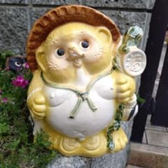 信楽焼10号福々狸高さ31㌢ タヌキたぬき狸|mercariメルカリ官方指定 