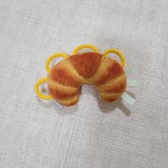 シャオール 鈴付き わっかラトル クロワッサン