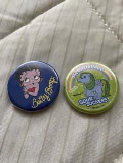 Betty Boop My Little Pony 缶バッジ 2点セット