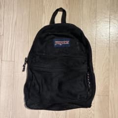 90s USA JANSPORT メッシュ リュック バックパック ブラック