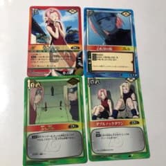 NARUTO トレーディングカード 春野サクラ4枚セット - メルカリ