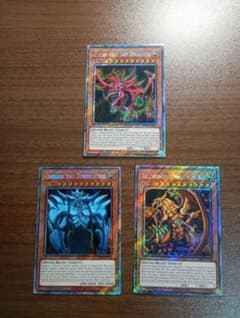 遊戯王 三幻神セット プラチナシークレットレア 英語 オシリス