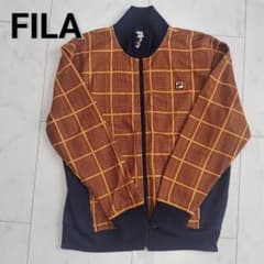 FILA ジャージ チェック柄 ジップアップ