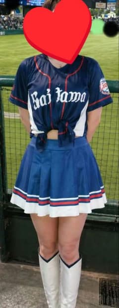 ゆ*な様 西武鉄道　ライオンズ　プロ野球　スタッフ　チア　ユニフォーム　キャンペ 西武鉄道 ライオンズ プロ野球 スタッフ チア ユニフォーム