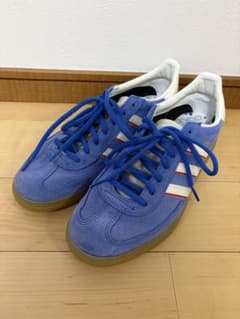 美品adidas HANDBALL SPEZIAL ブルー 27.5cm箱無しのサムネイル