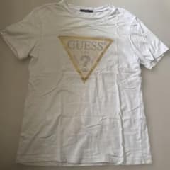 GUESS ゲス Tシャツ ホワイト ゴールドロゴのサムネイル