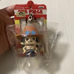 ONE PIECE 에이스 피겨 키 홀더 스트랩 마린 포드 편 2