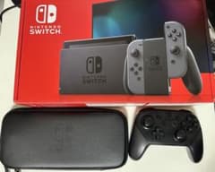 Switch本体セット付属品完備 プロコン ケース microSD128GB付き - メルカリ
