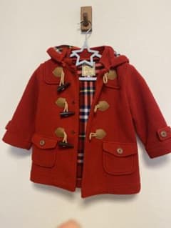 MIKIHOUSE 赤いダッフルコート 90のサムネイル