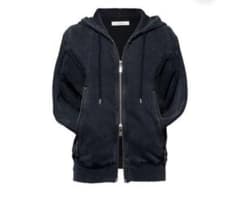 Jent Louis Double Zip Hoodie Black M - メルカリ
