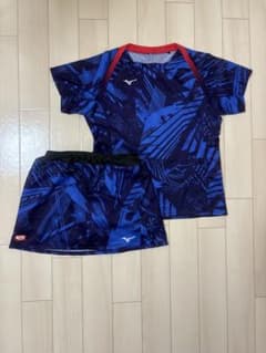 MIZUNO レディース 卓球 上下セット Lサイズ ユニフォームのサムネイル